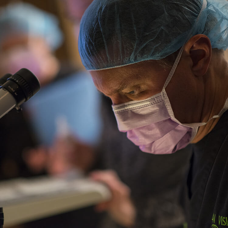 Doctor Loden During a Procedure